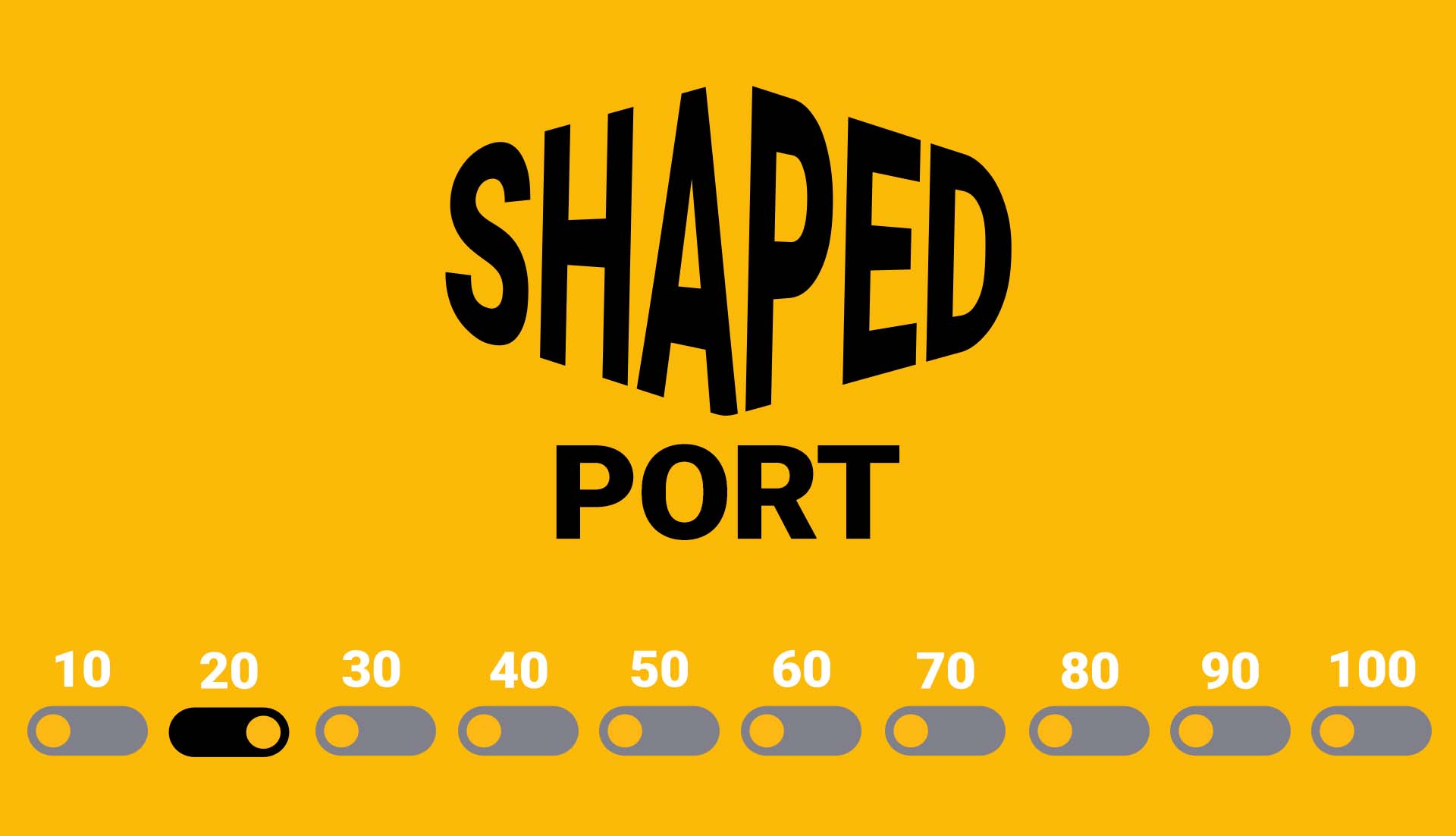 shaped port