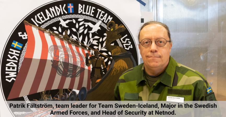 Patrik Fältström who, participating on behalf of the Swedish Armed Forces, Team Lead for Sweden and is Netnod’s Head of Security.